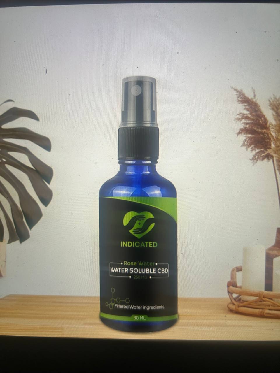 INDICATED Water-Soluble CBD Face Spray